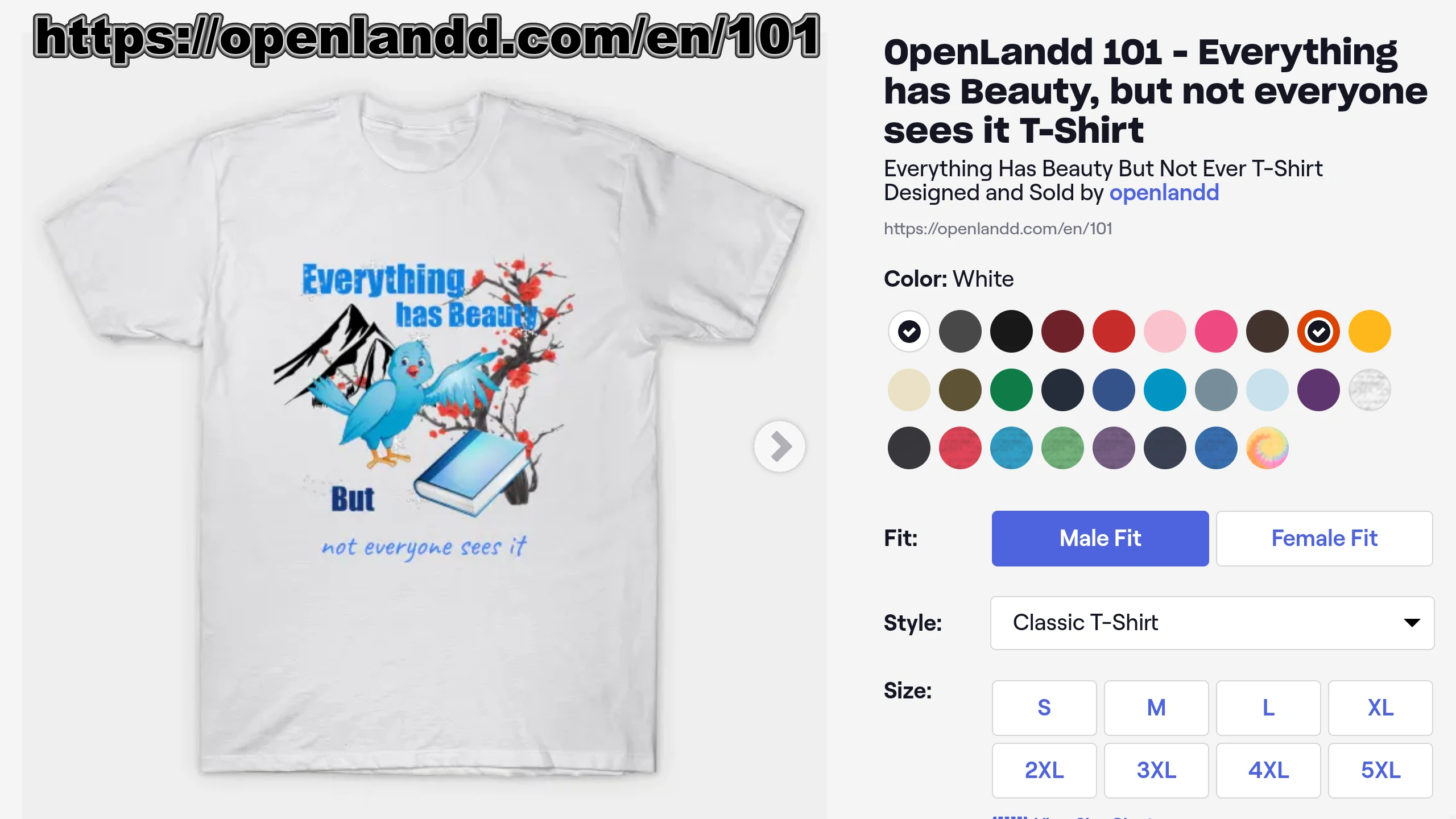 OpenLandd 101 - Everything Has Beauty, But Not Everyone Sees It