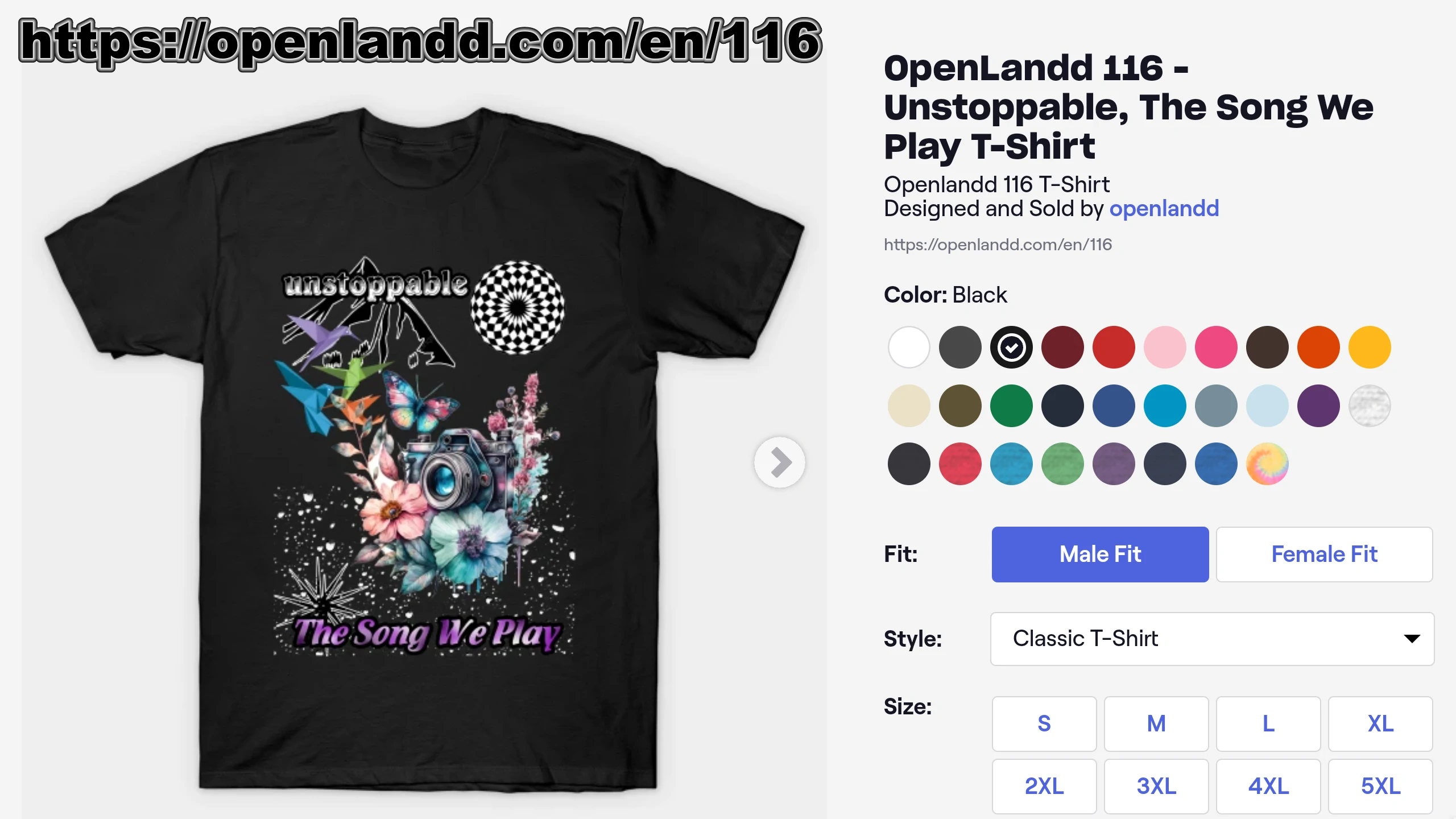 OpenLandd 116 - Unstoppable, The Song We Play