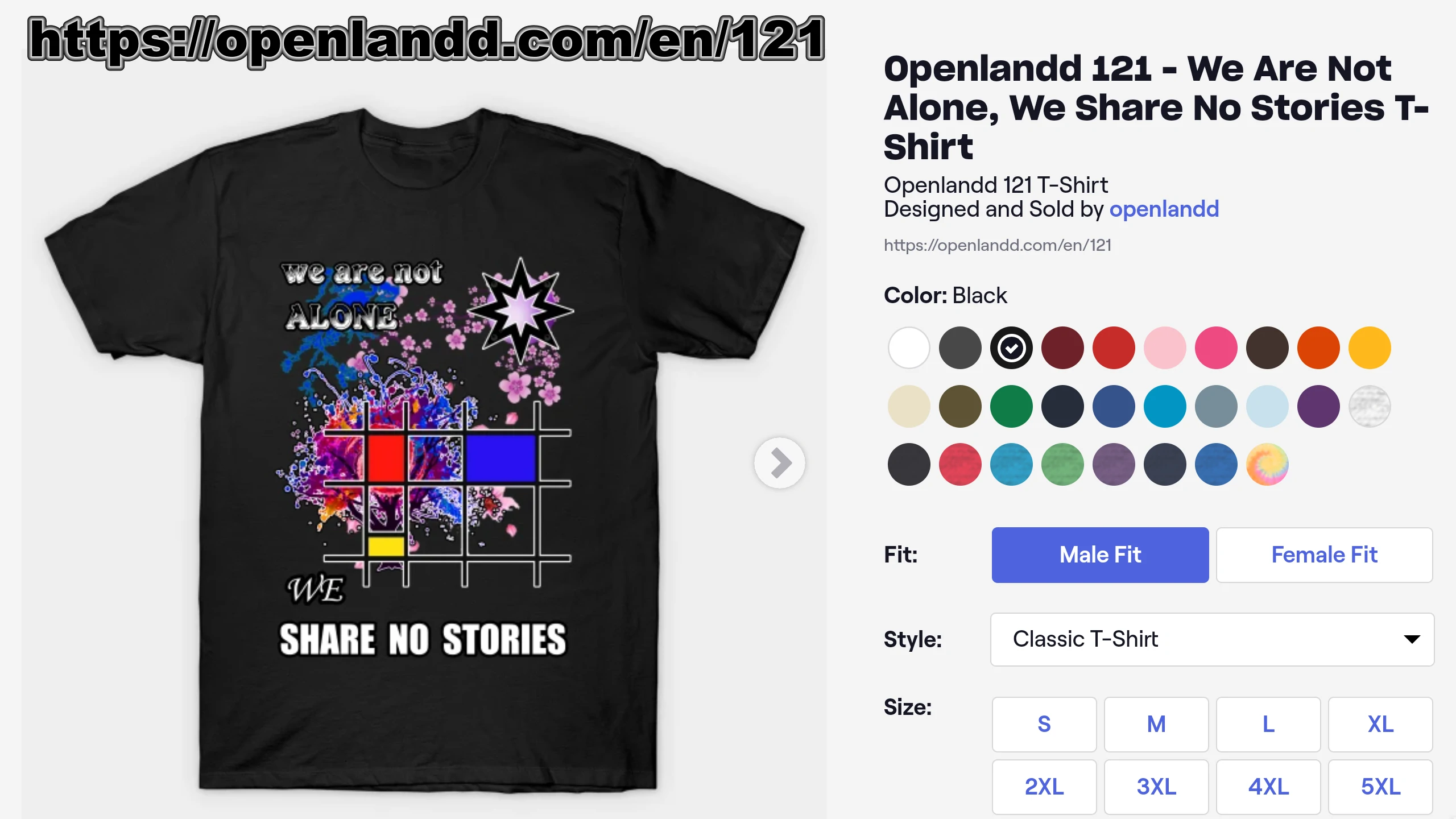 OpenLandd 121 - We Are Not Alone, We Share No Stories 